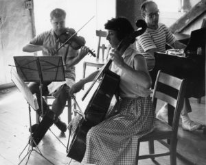 Rehearsing a Beethoven Trio in Marlboro 