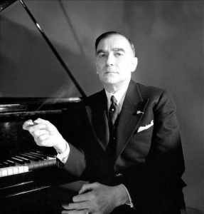 Karol Szymanowski ( 1882-1937 ), Polish composer. Paris, May, 1936. 05.1936 PARYZ KAROL SZYMANOWSKI - KOMPOZYTOR