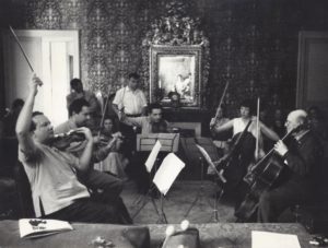 Rehearsing the Schubert Quintet (1955)